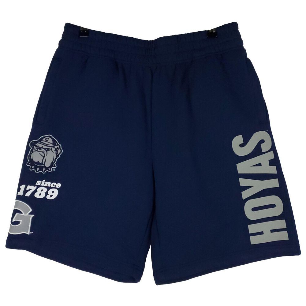 Georgetown Hoyas Mitchell & Ness NCAA L Large Fleece Shorts‎ Team Origins New